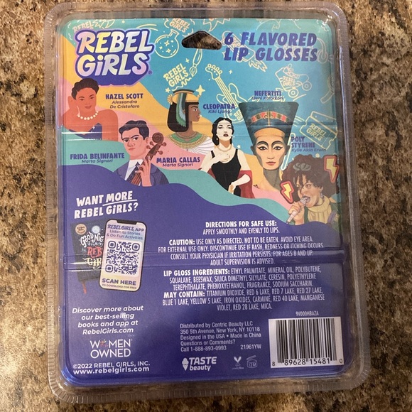 Taste Beauty Rebel Girls 6 Flavored Lip Glosses - Picture 3 of 4